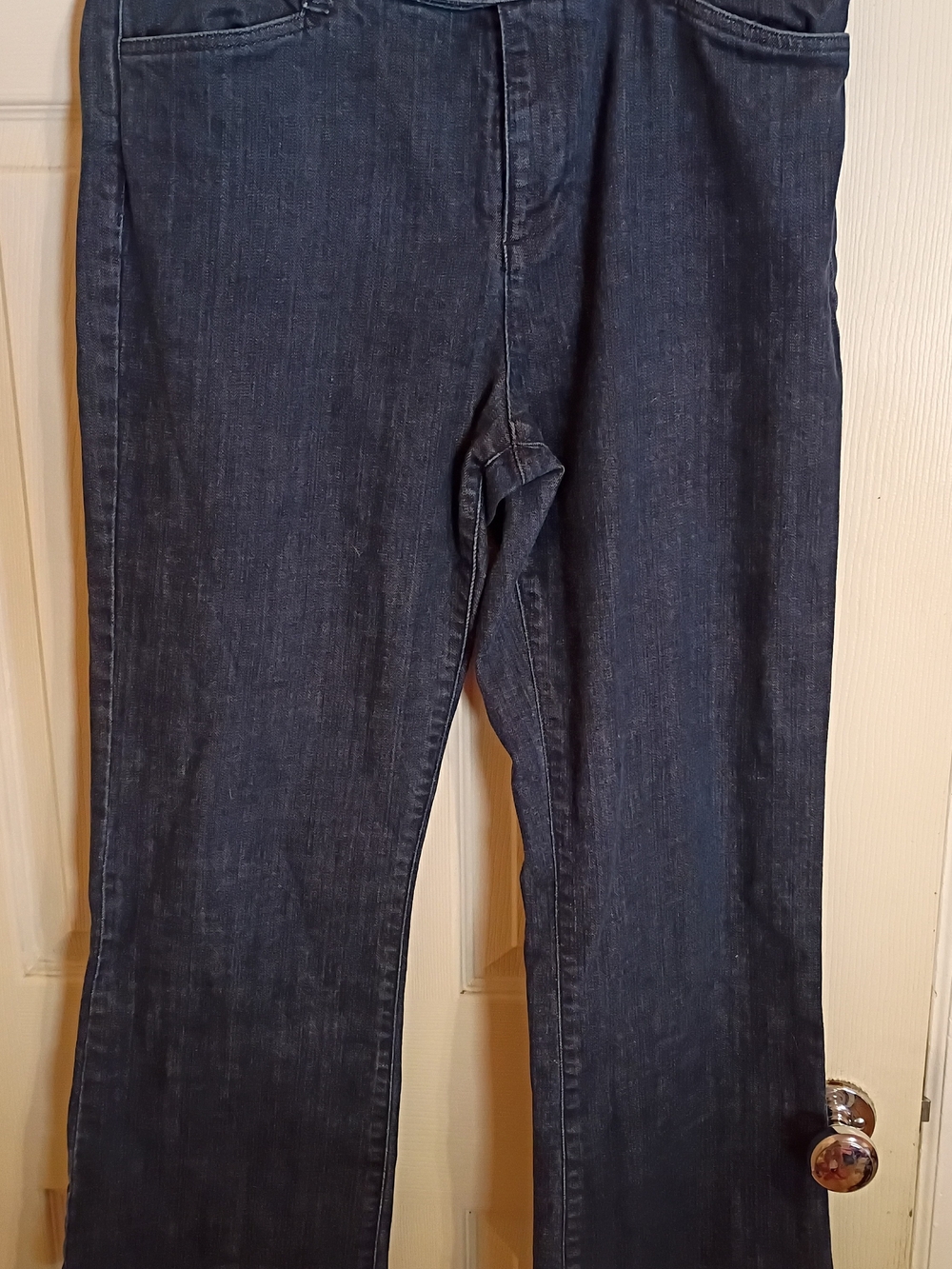 Jones New York Straight Leg Dark Blue Jeans